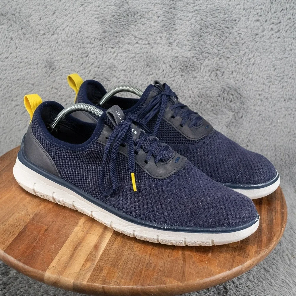 Cole Haan Men's‎ Generation ZeroGrand Oxford Marine Blue Sneakers Size 10.5